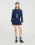 Short met plooien