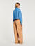 Overhemdblouse kort denim