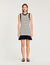 Jurk kort tricot gestreept