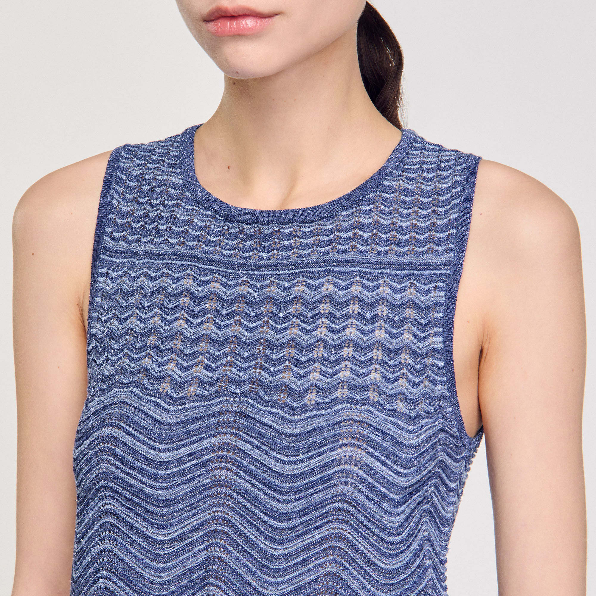 Trui glinsterend tricot