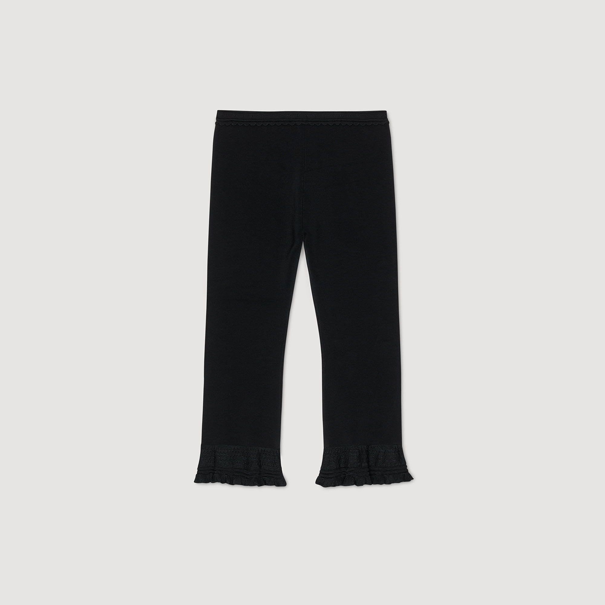 Capri broek met volants