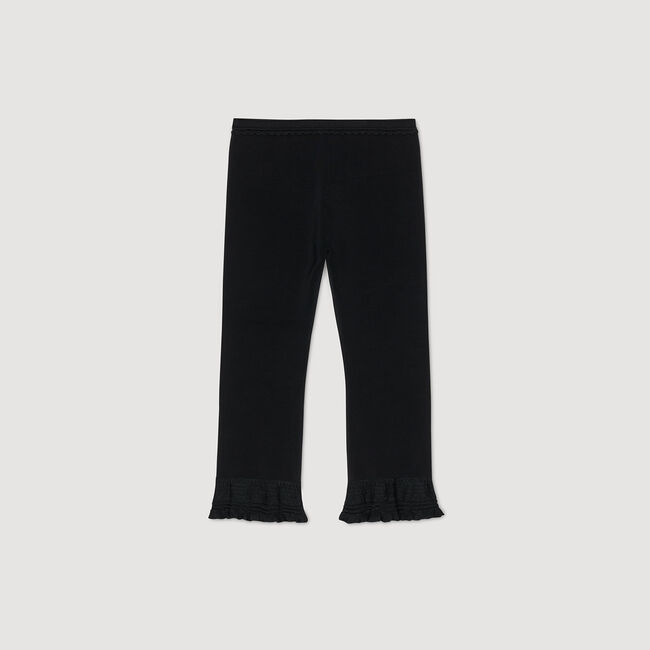 Capri broek met volants