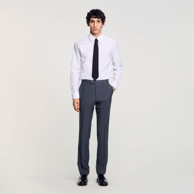 Pantalon kostuum wol