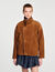 Oversized suède jack