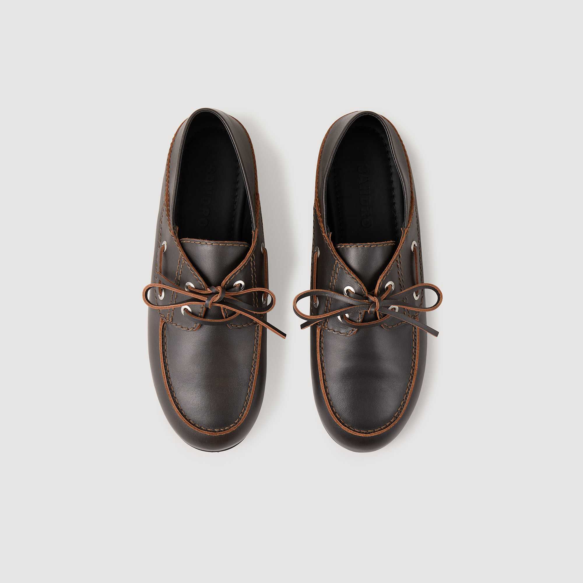 Leren mocassins
