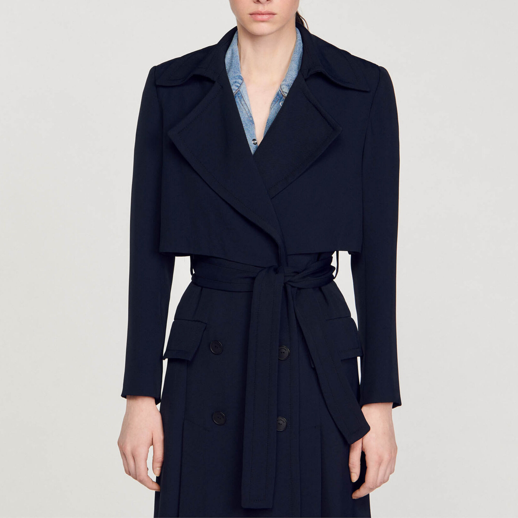 Lange trenchcoat
