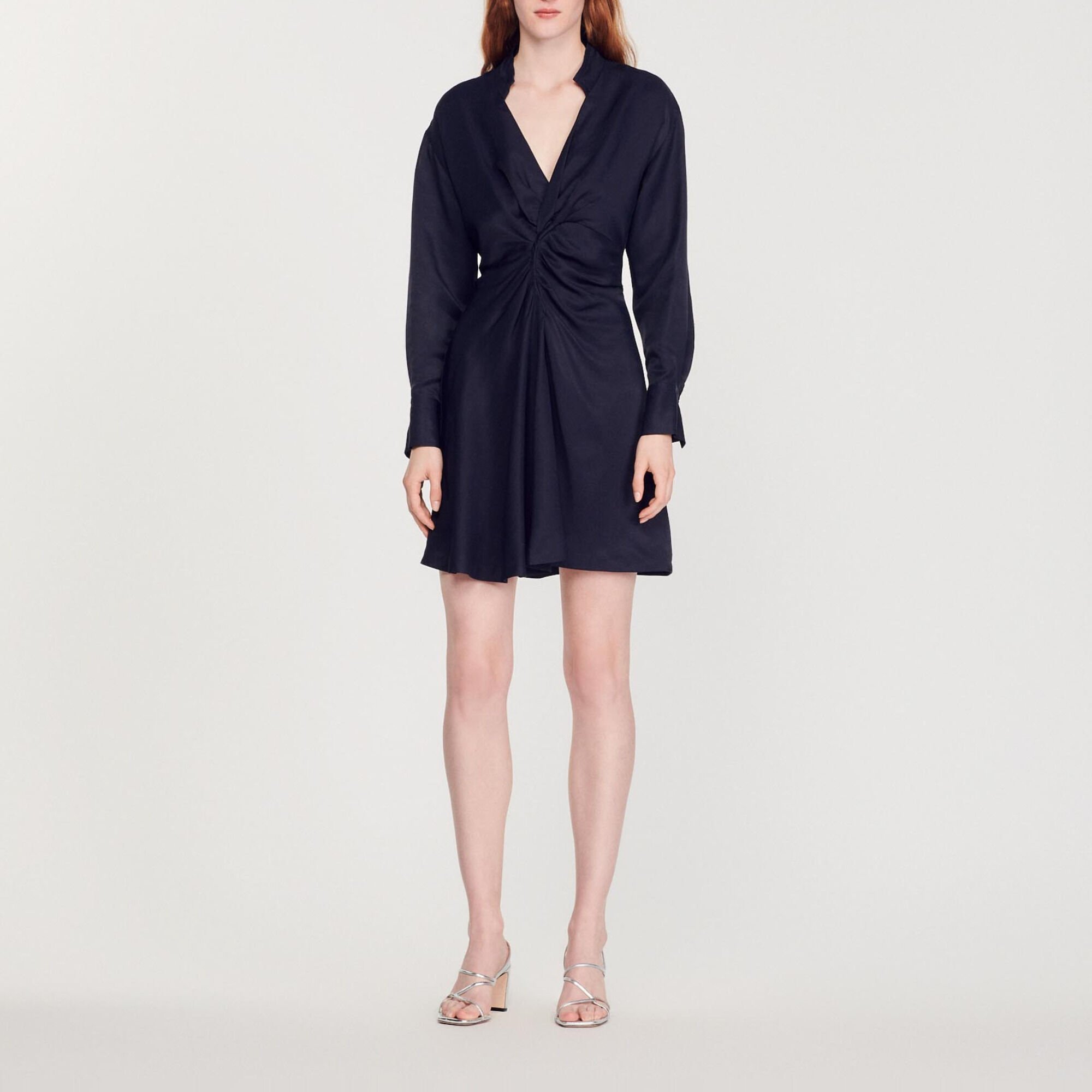 Long-sleeved short dress