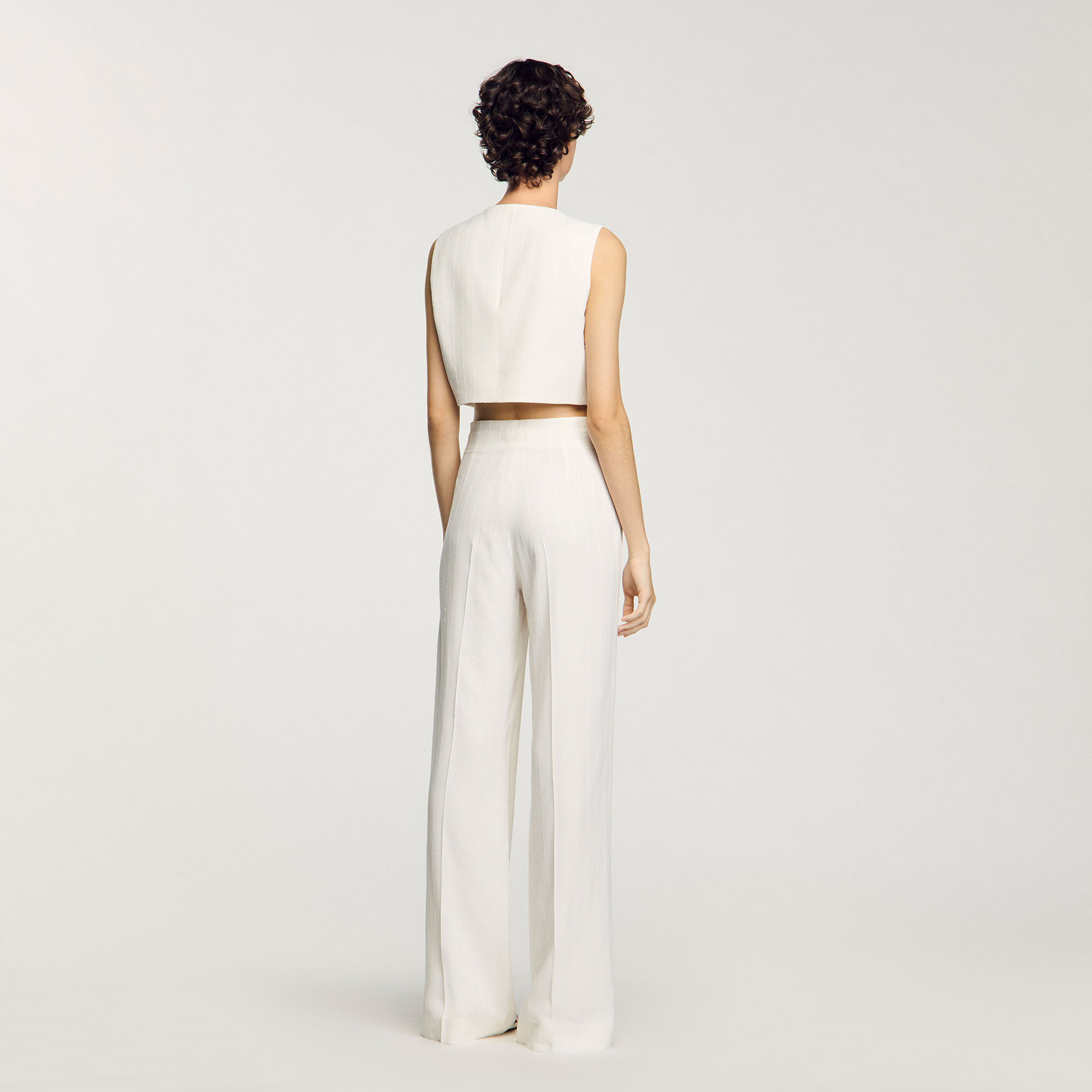 Pantalon kostuum met pailletten