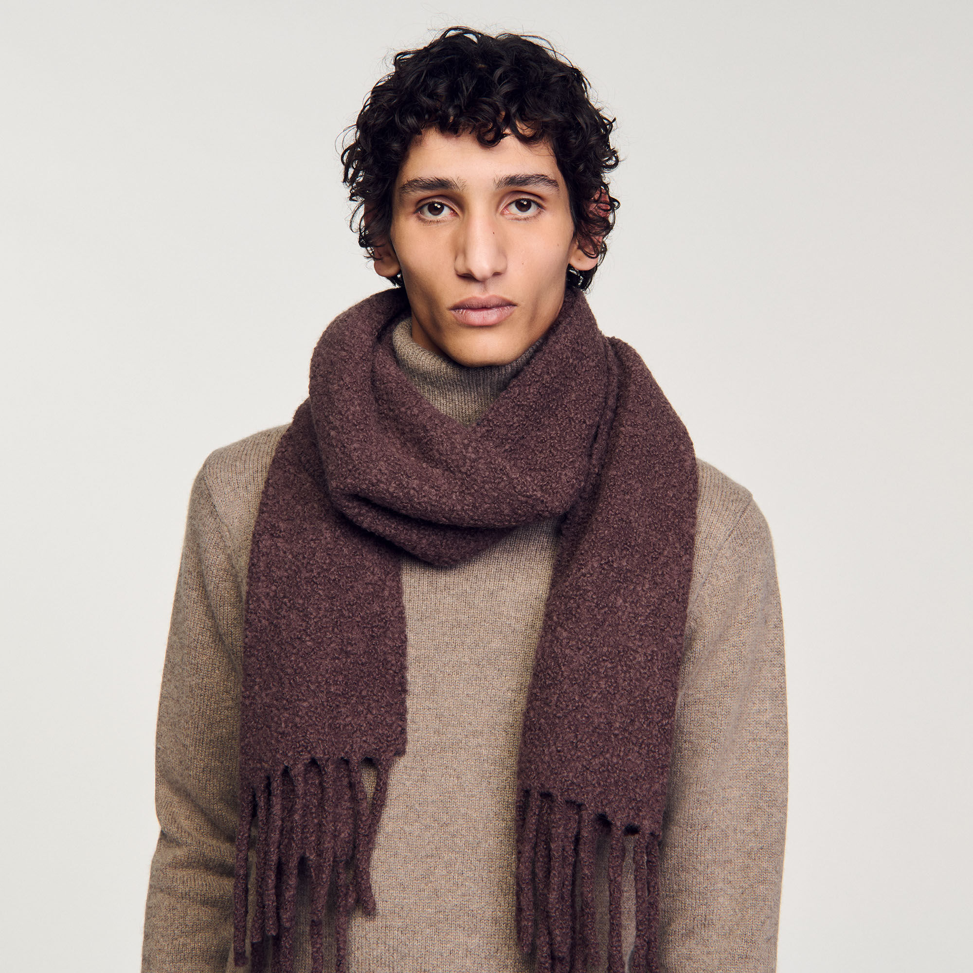 Sjaal bouclé
