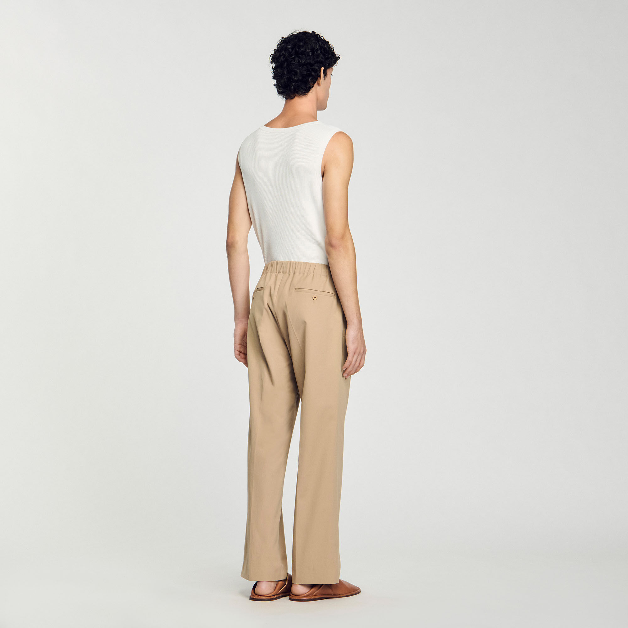 Pantalon wijdvallend