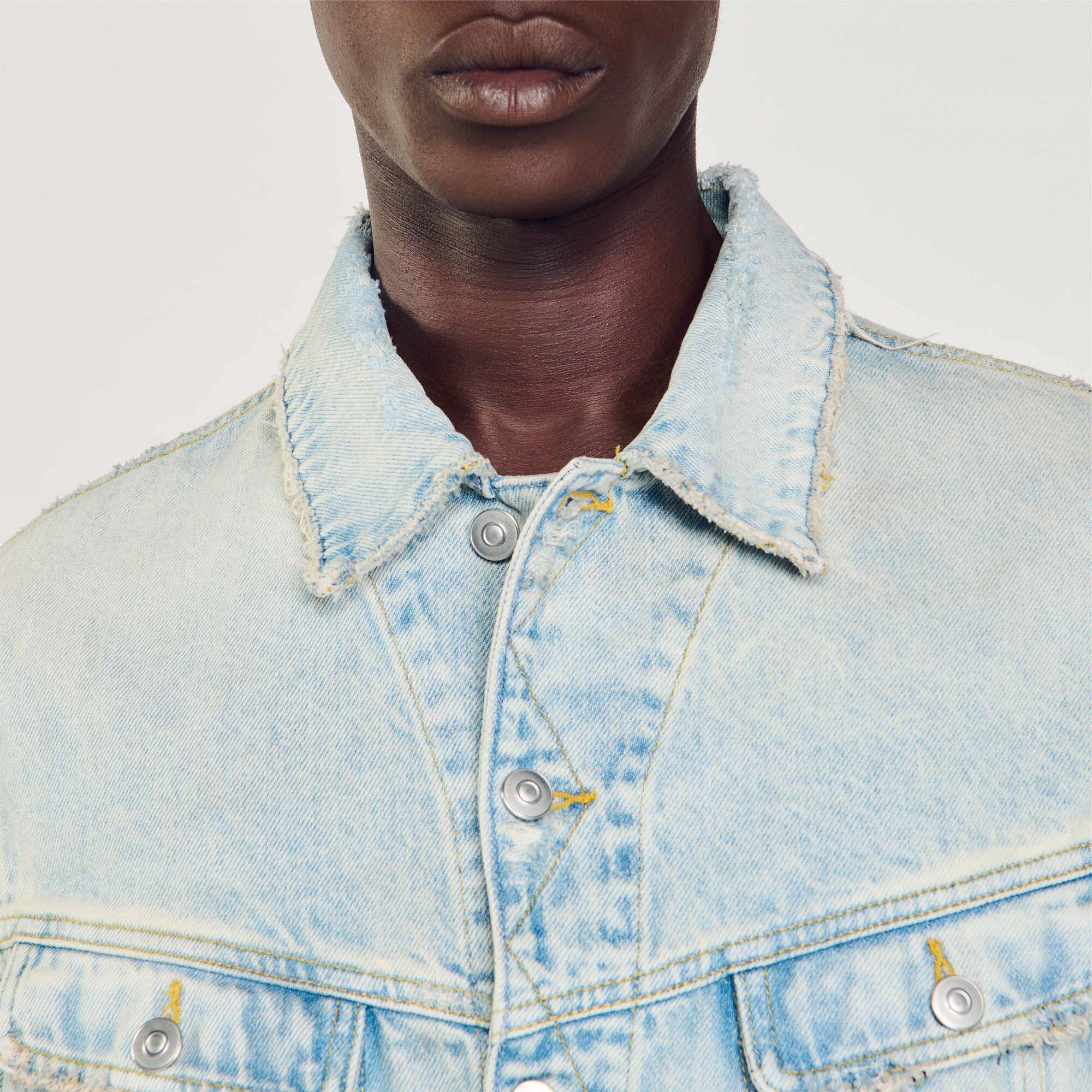 Spijkerjack stone washed