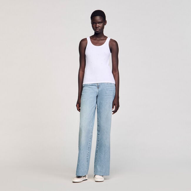 Tanktop met stras