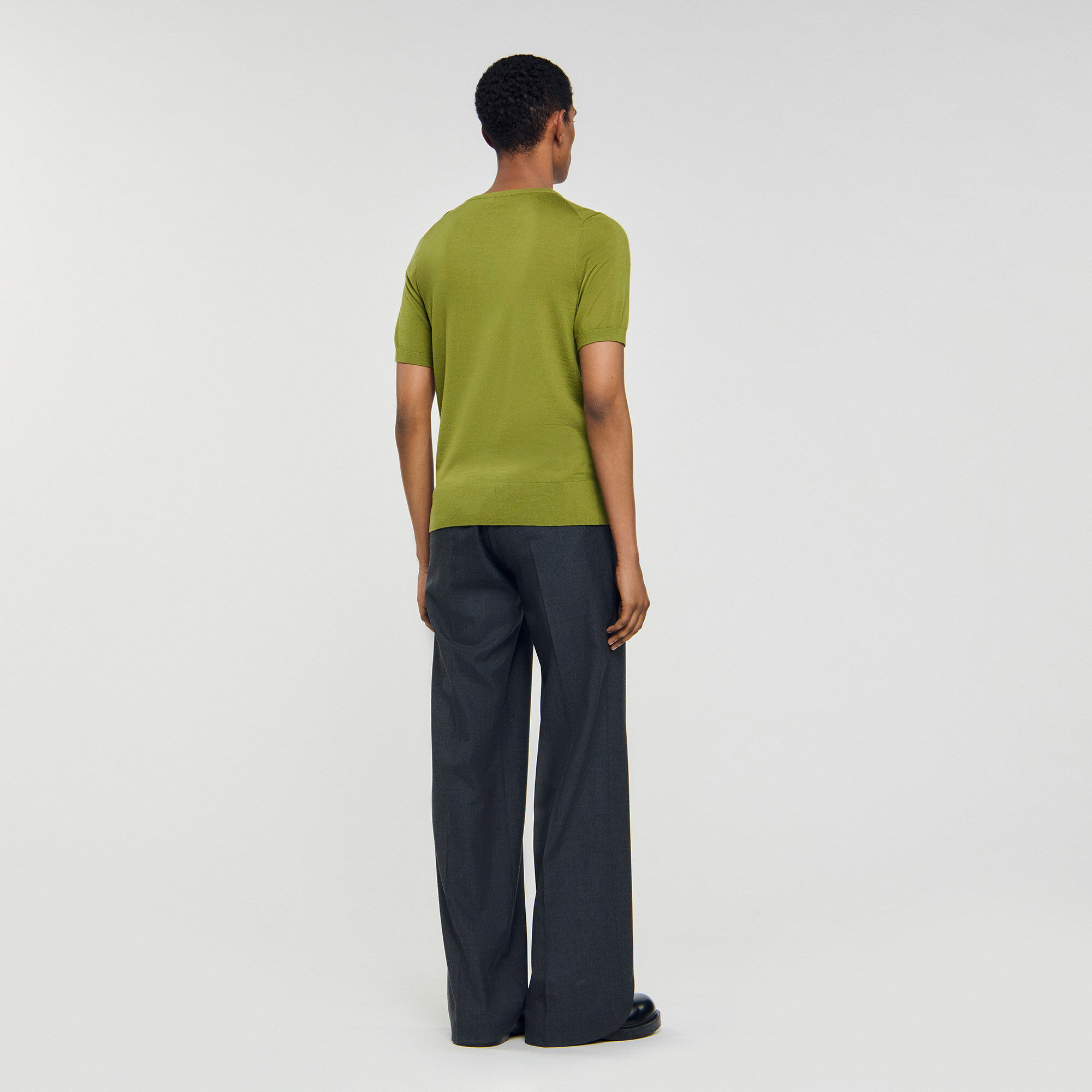 T-shirt van soepel breisel