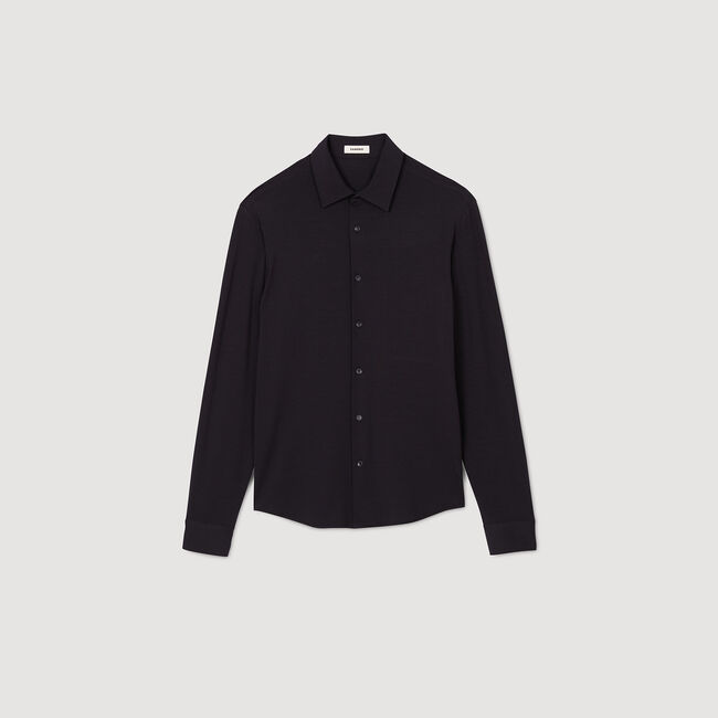 Overhemd jersey stof