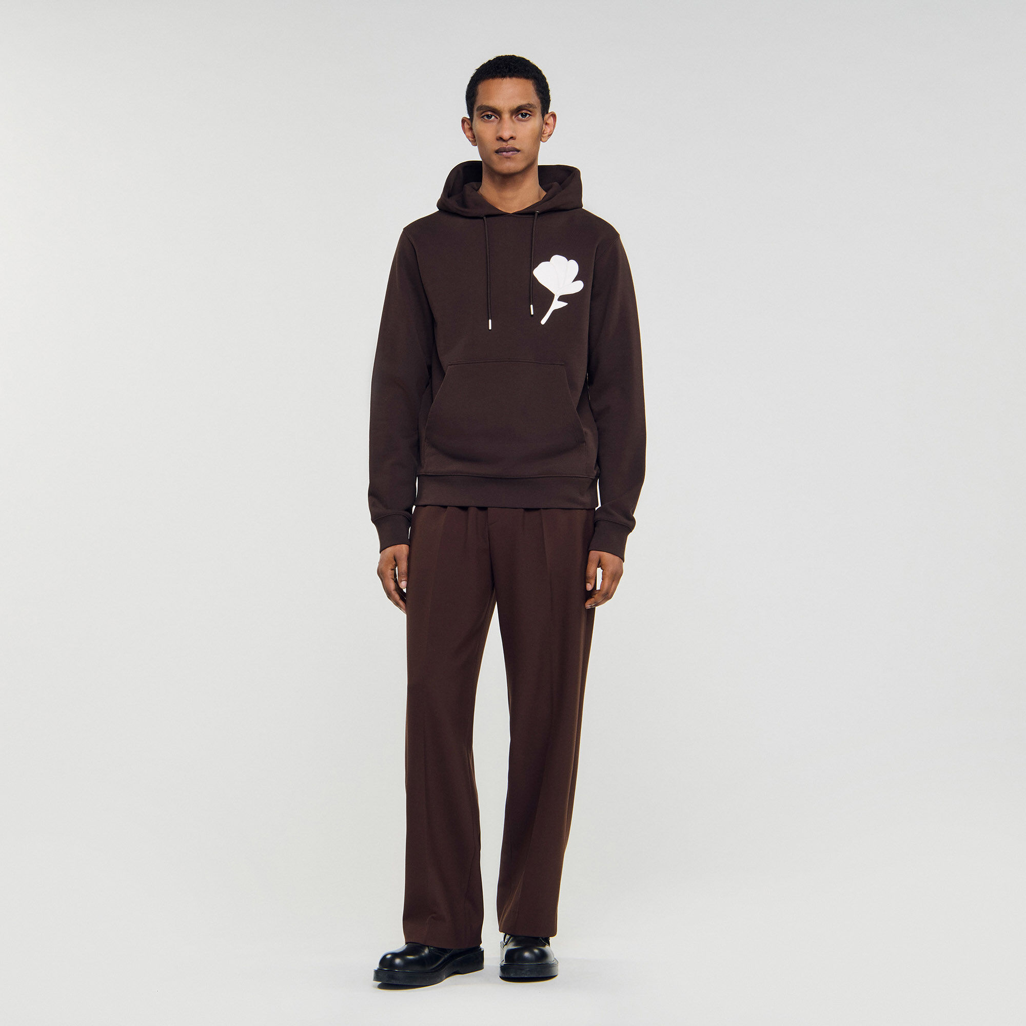 Sweatshirt patch bloemmotief