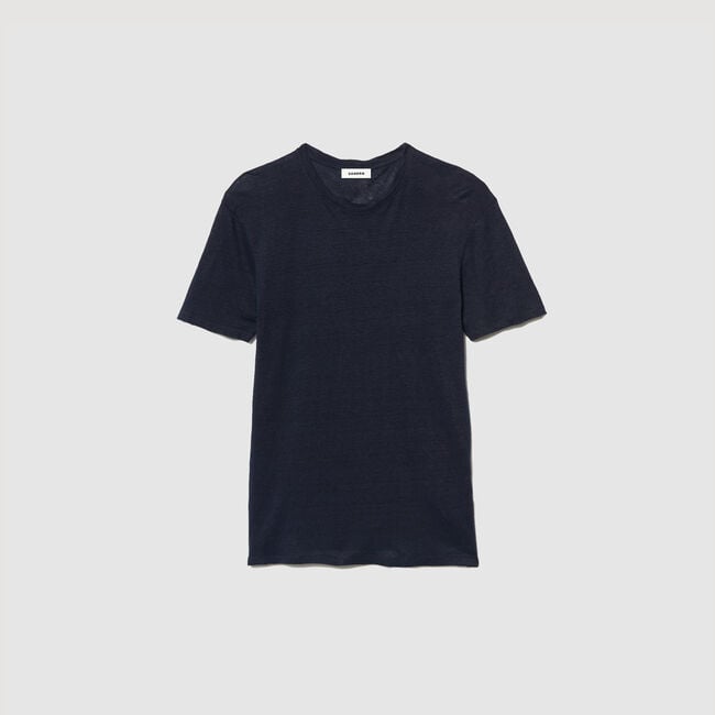 T-shirt van gecertificeerd linnen