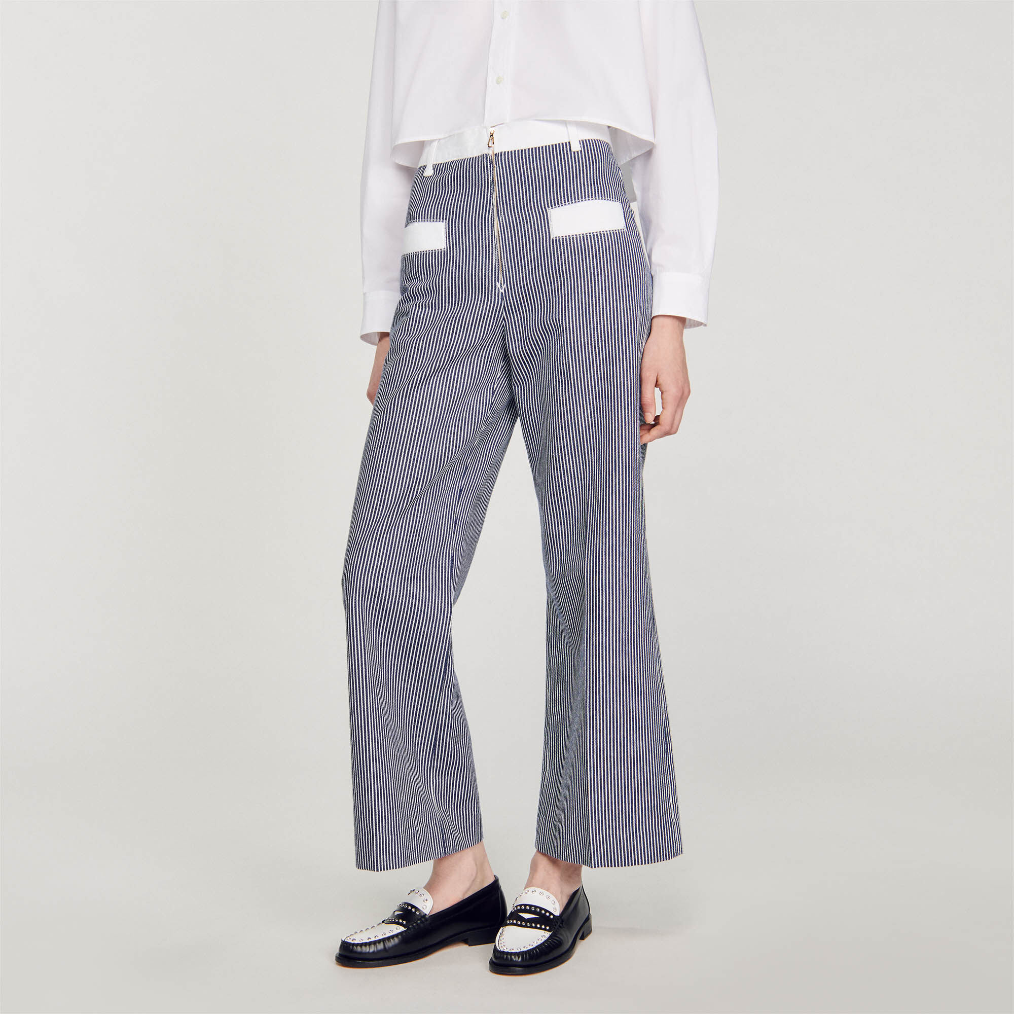 Gestreepte pantalon