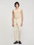 Rechte pantalon met elastiek