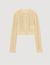 Cardigan pointillé gebreid
