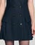 Korte jurk blazer stijl met stras