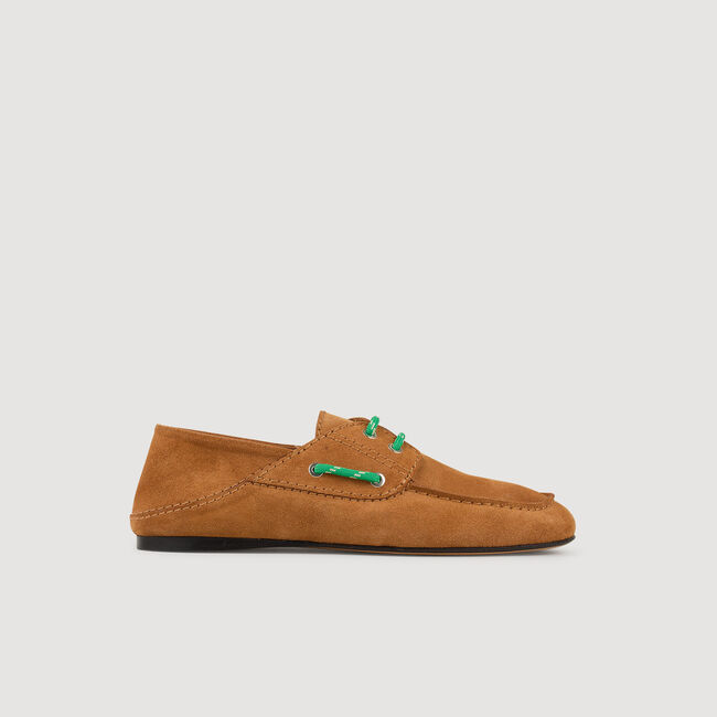 Mocassins boot van suède