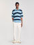 Polo tricot gestreept