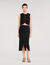 Midi rok met knopen