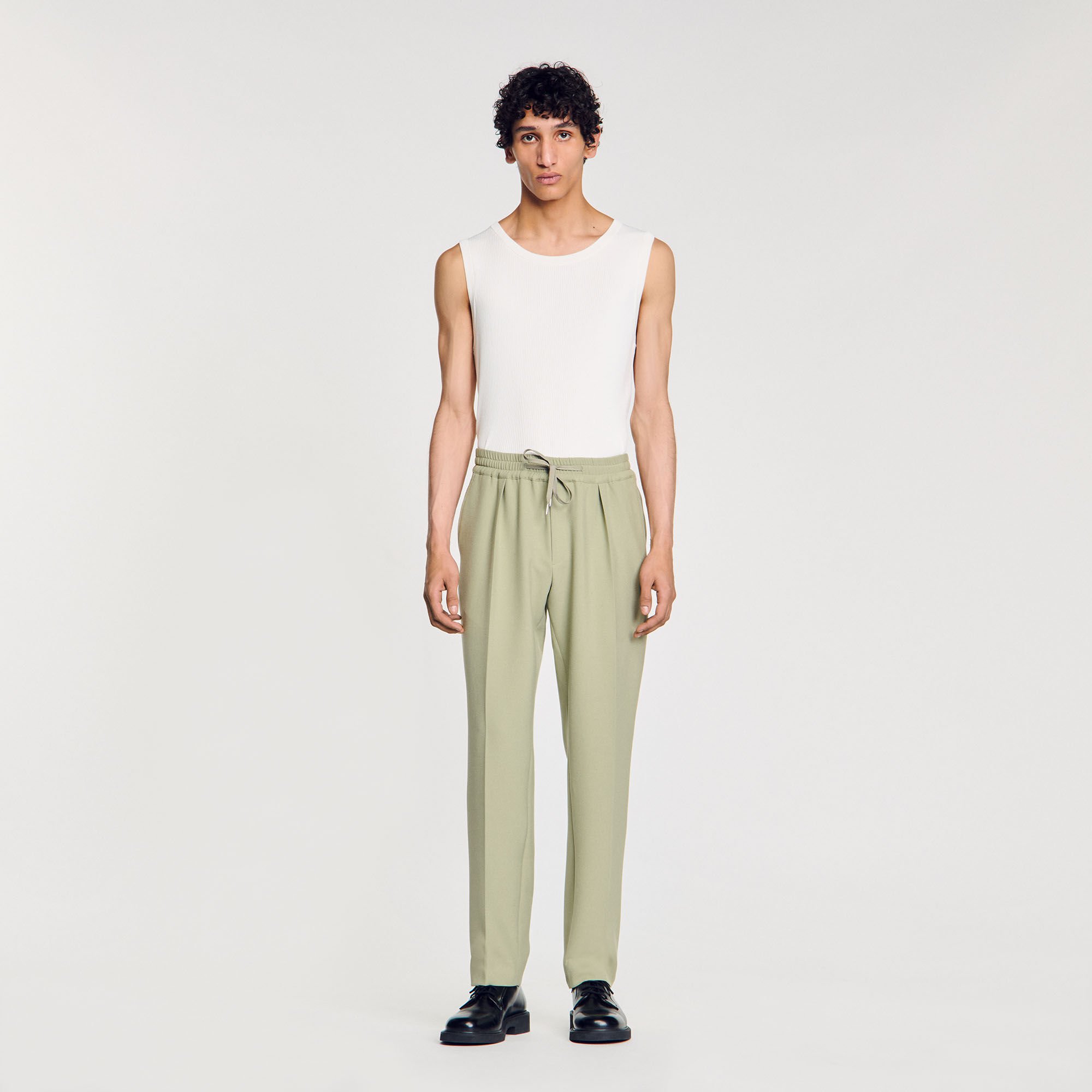 Pantalon recht elastische taille