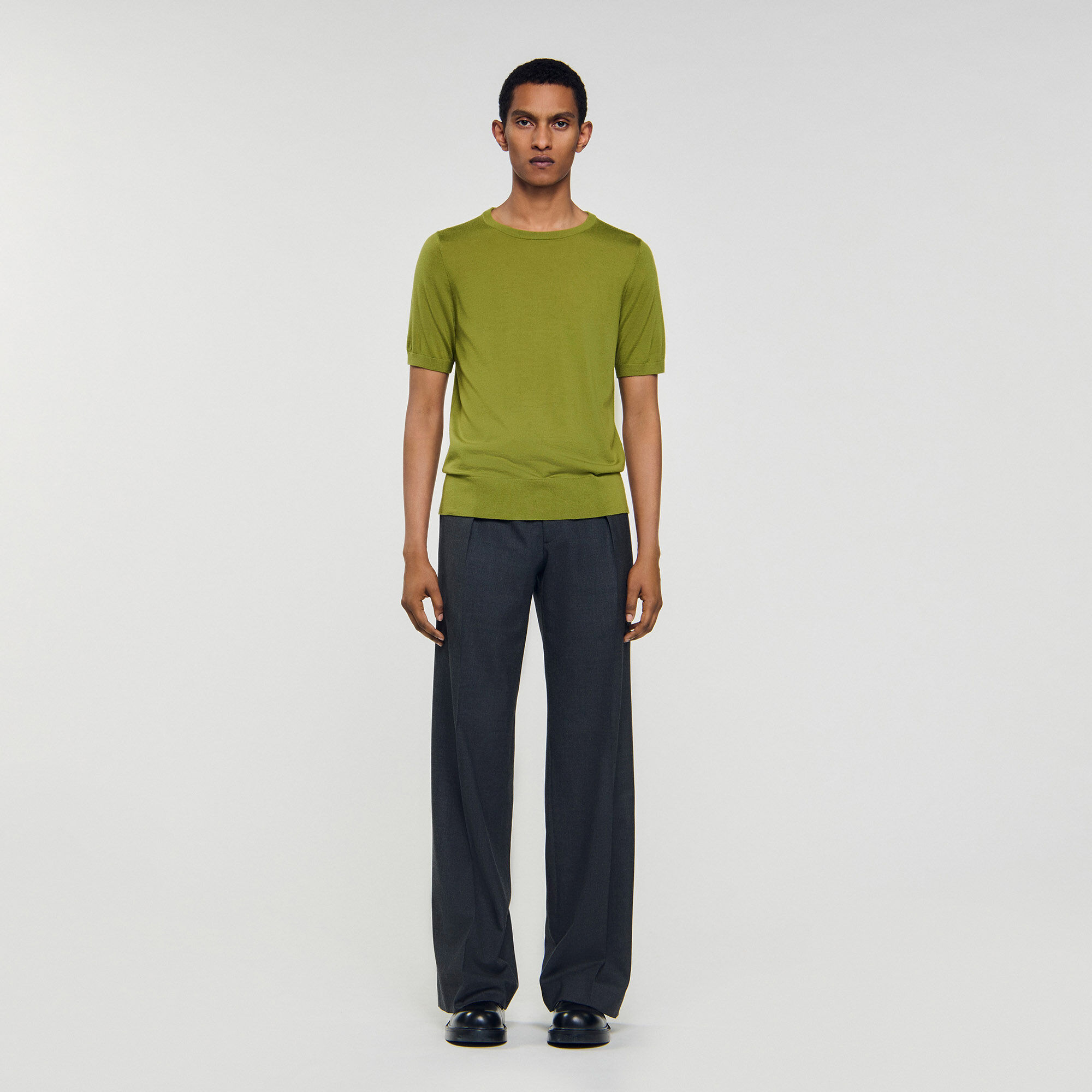 T-shirt van soepel breisel