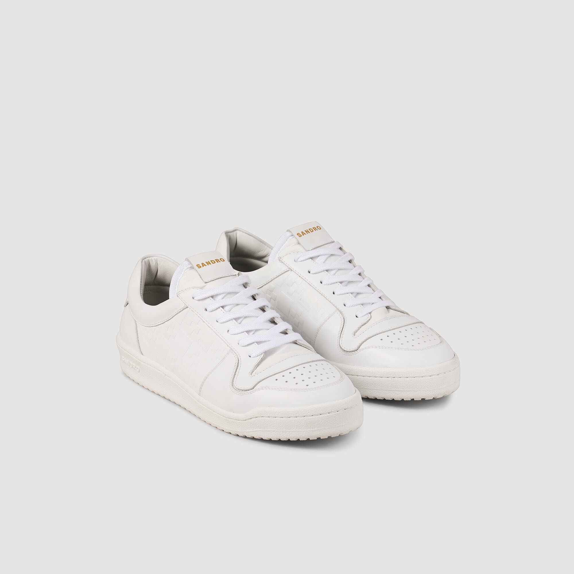 Sneakers laag leer
