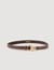 Leren riem smal