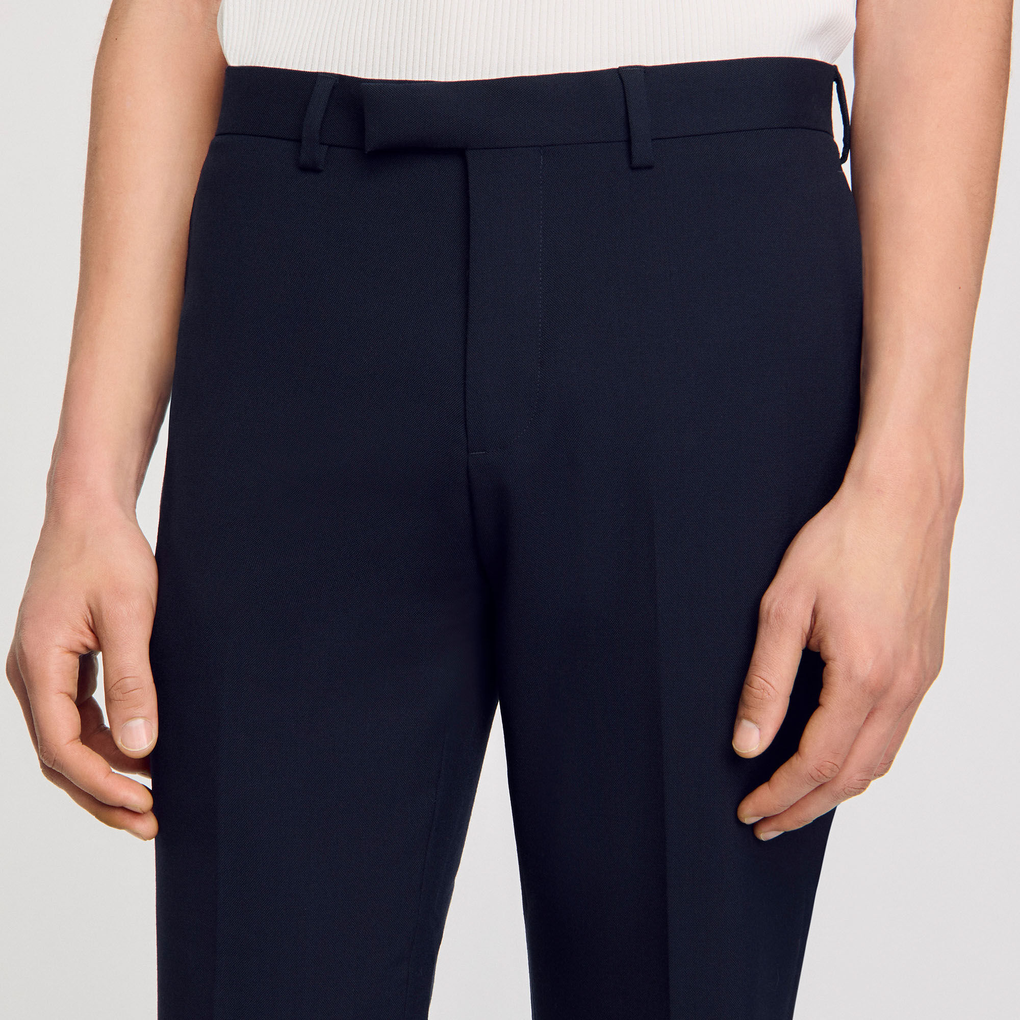 Pantalon kostuum wol
