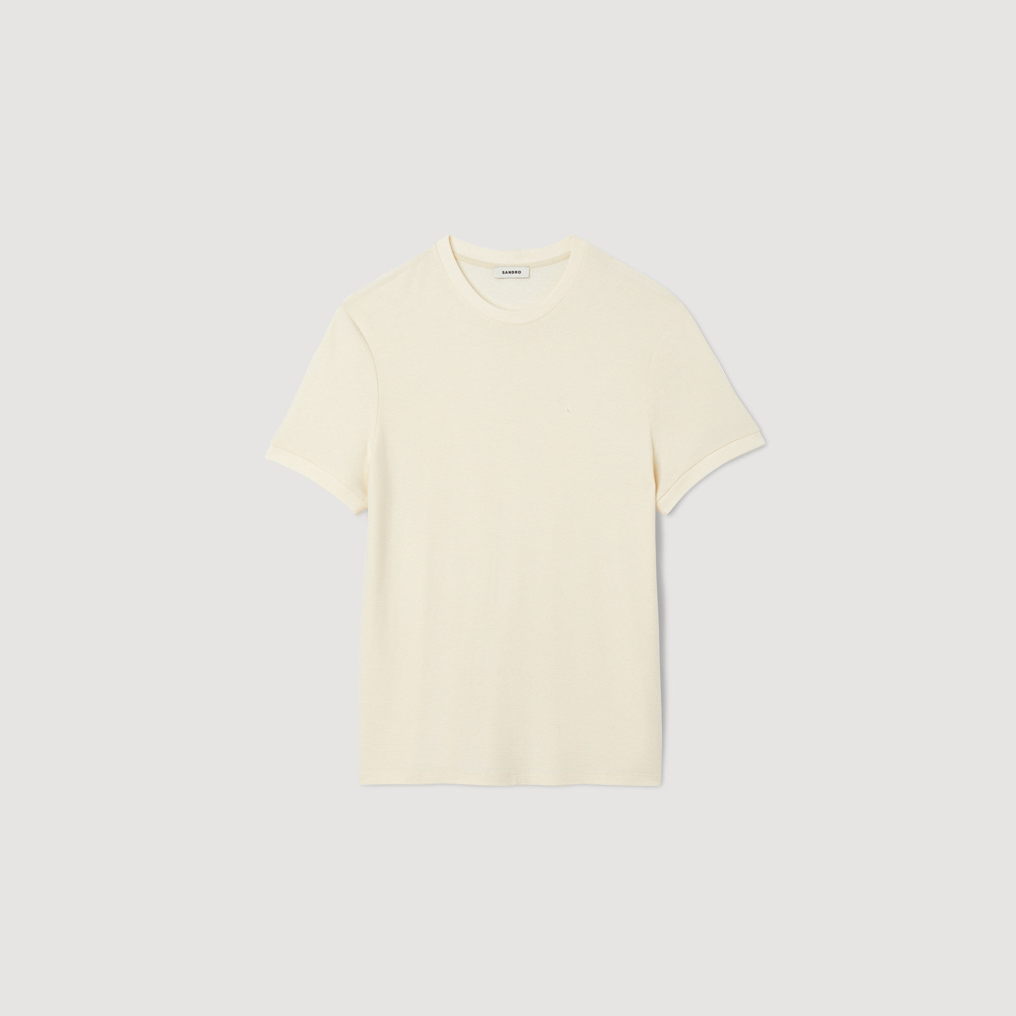 T-shirt met ronde hals