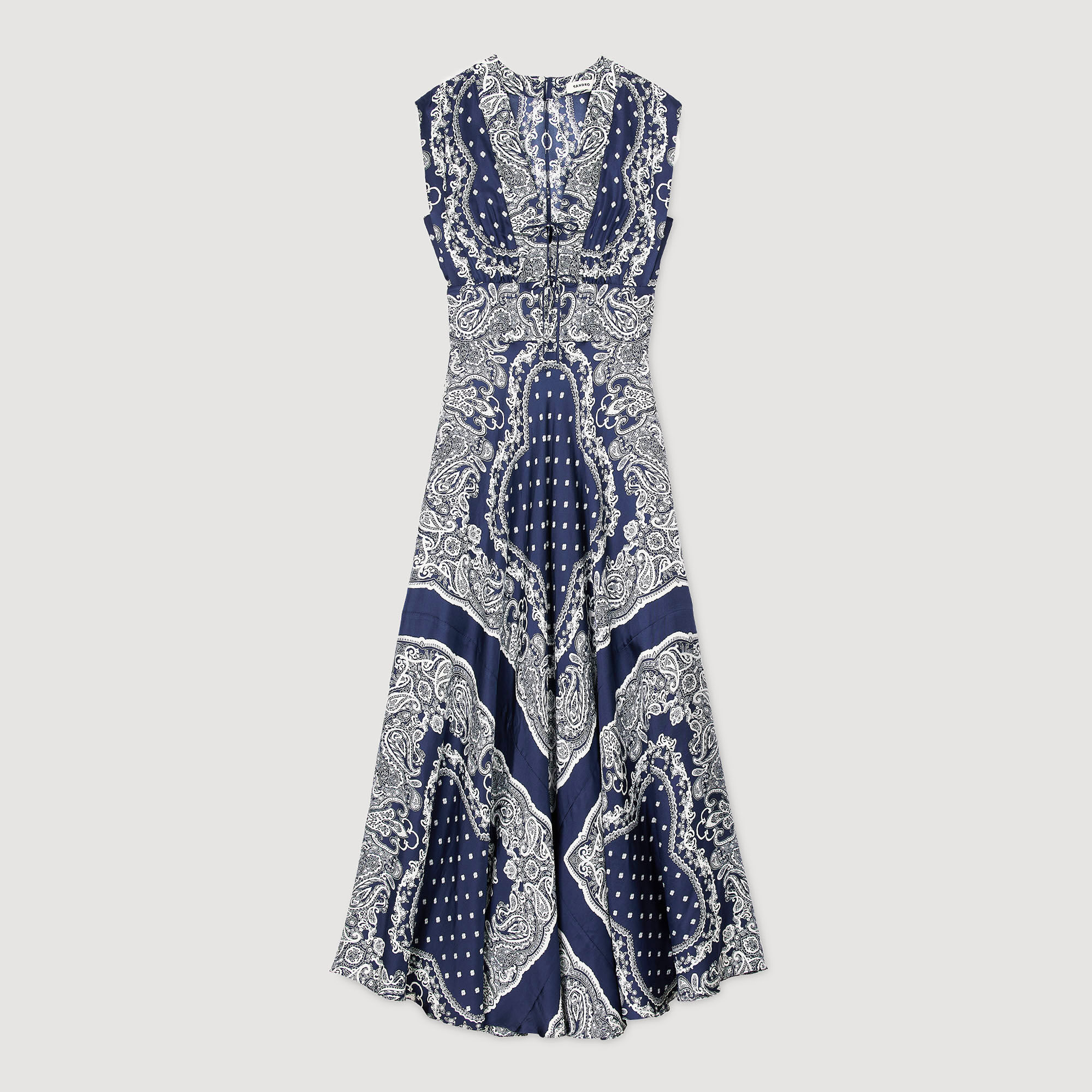 Lange jurk bandana print