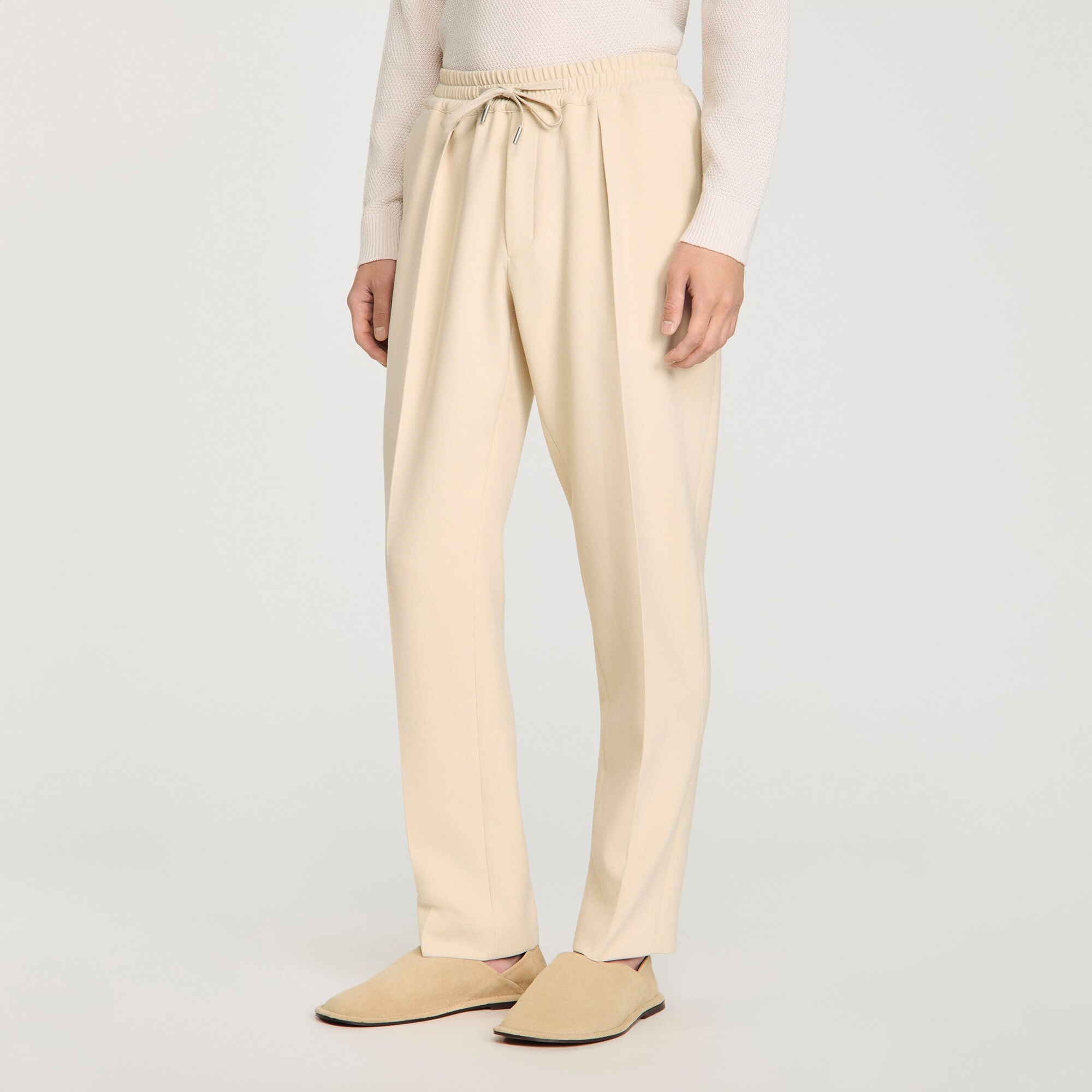 Pantalon recht elastische taille