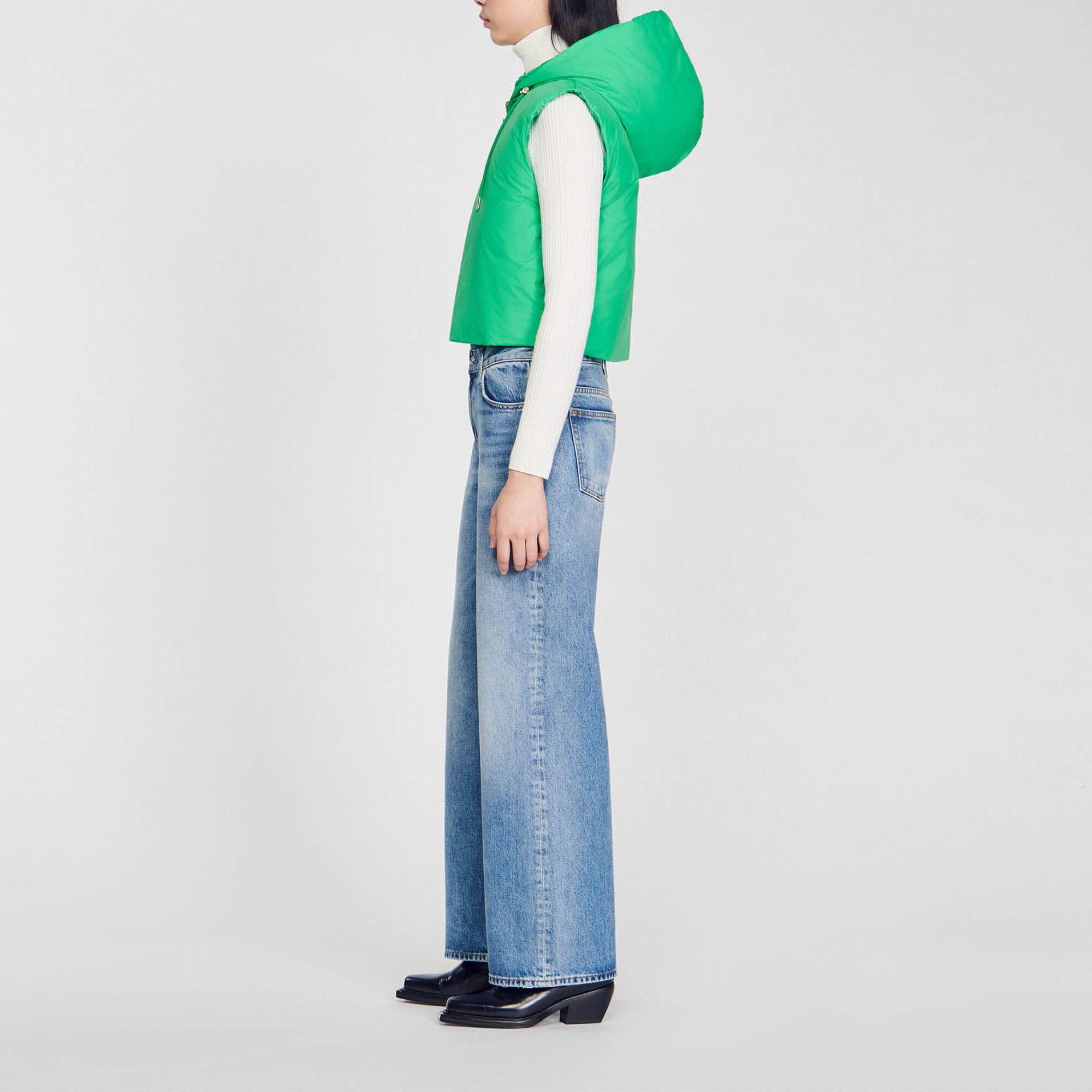 Donsjack zonder mouwen