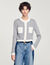 Cardigan vest tweekleurig