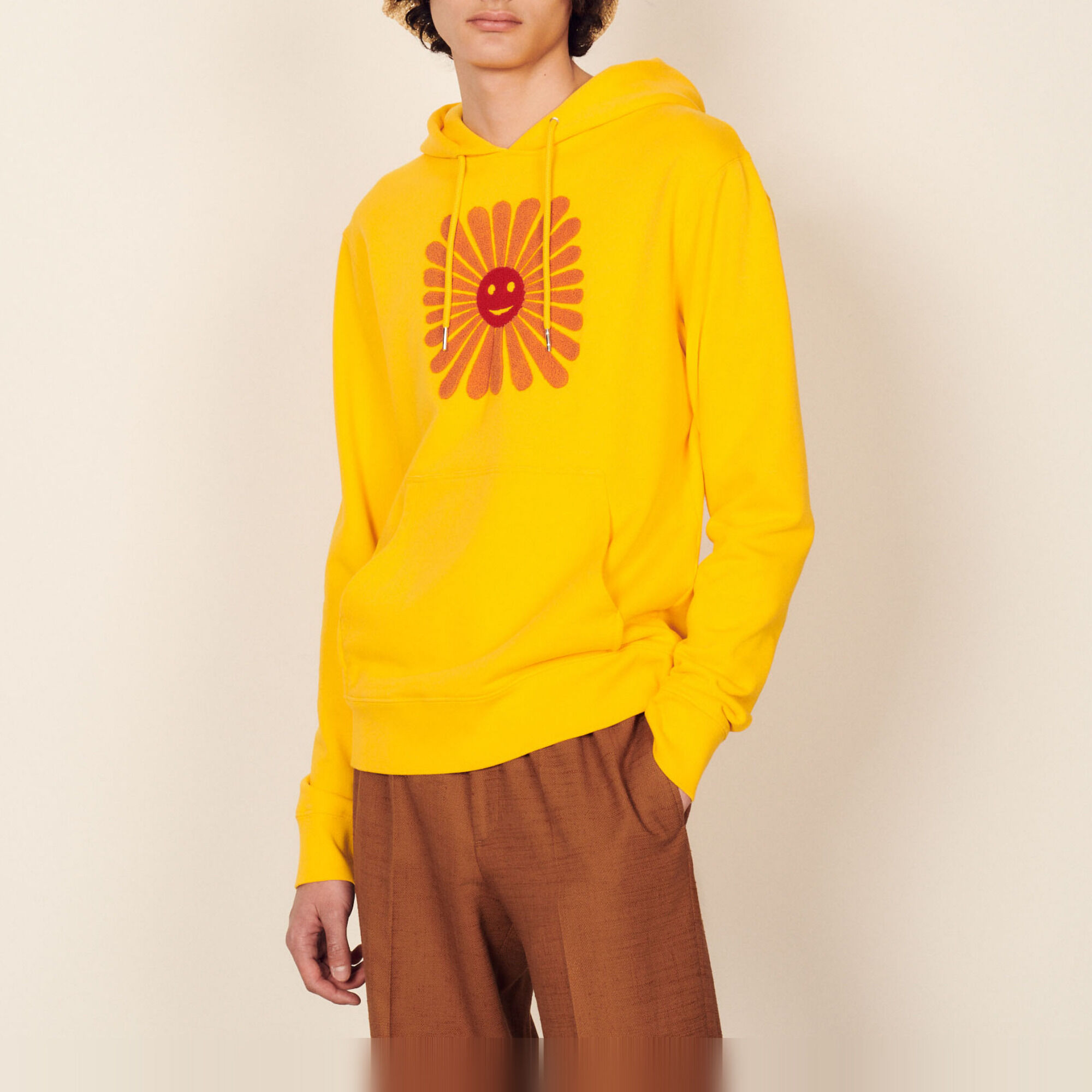 Geborduurde hoodie