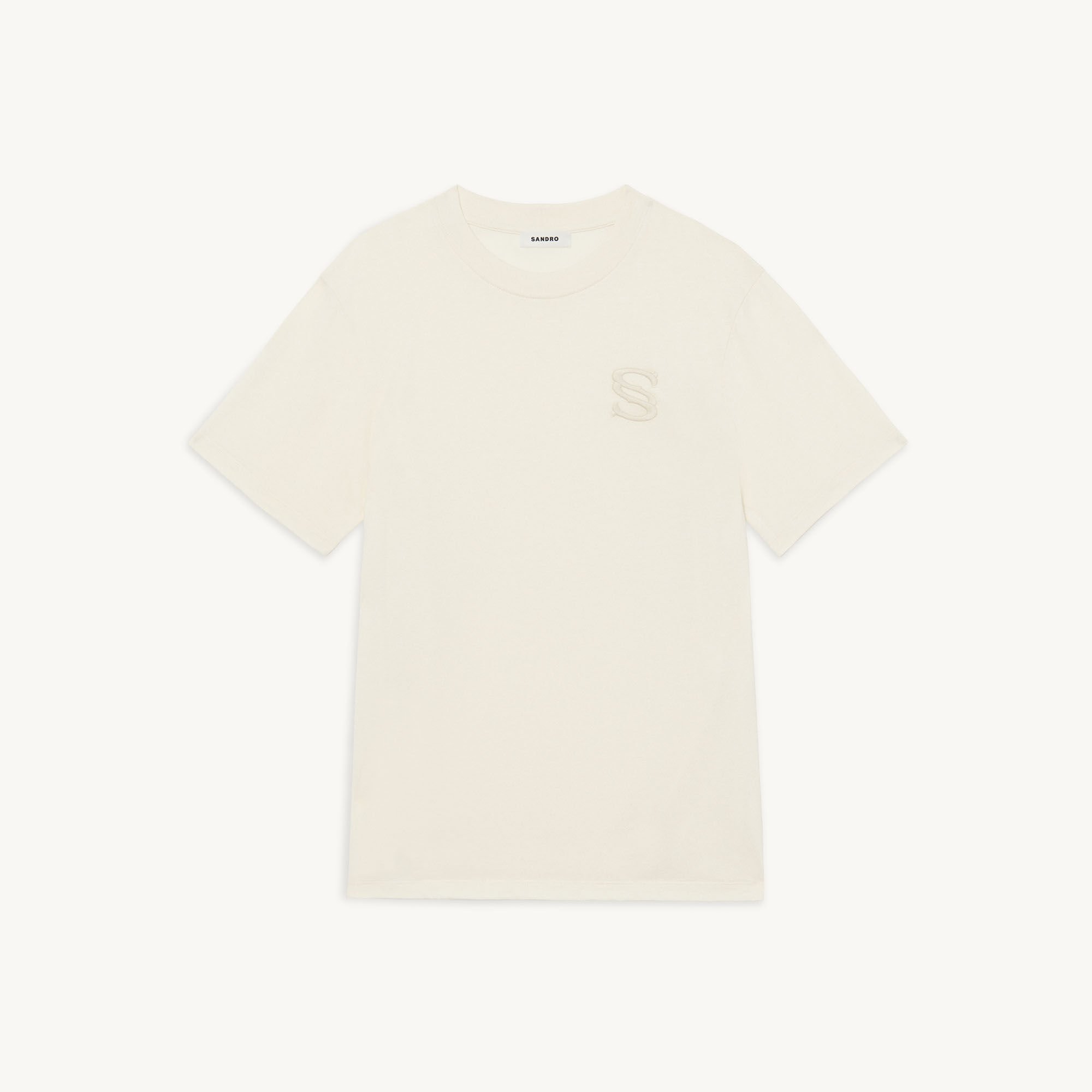 T-shirt met borduursel