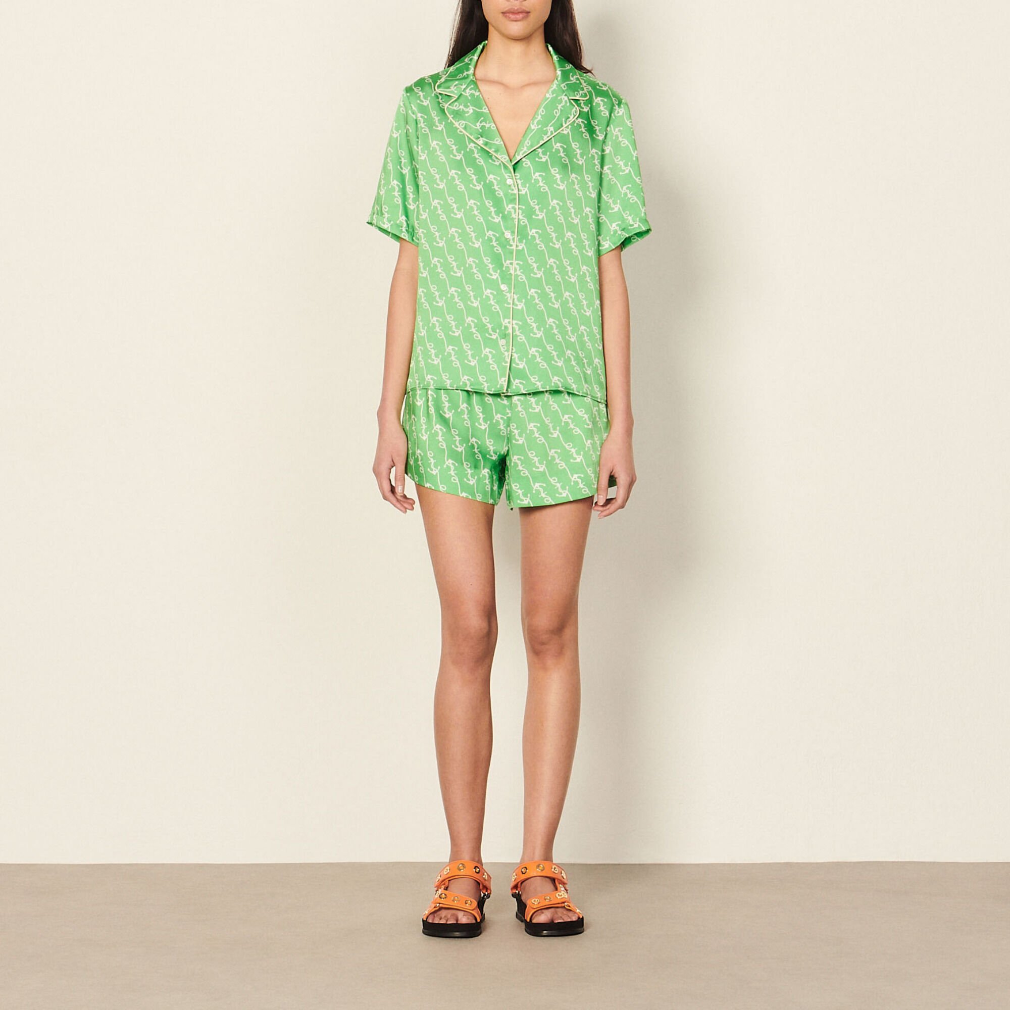 Short met print