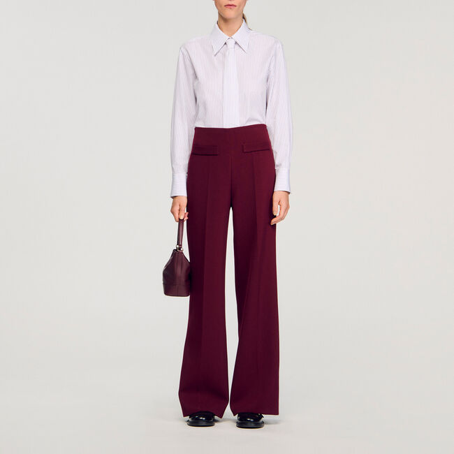 Wijdvallende pantalon - Vrouw | Sandro