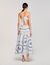 Lange rok met Spirales-print