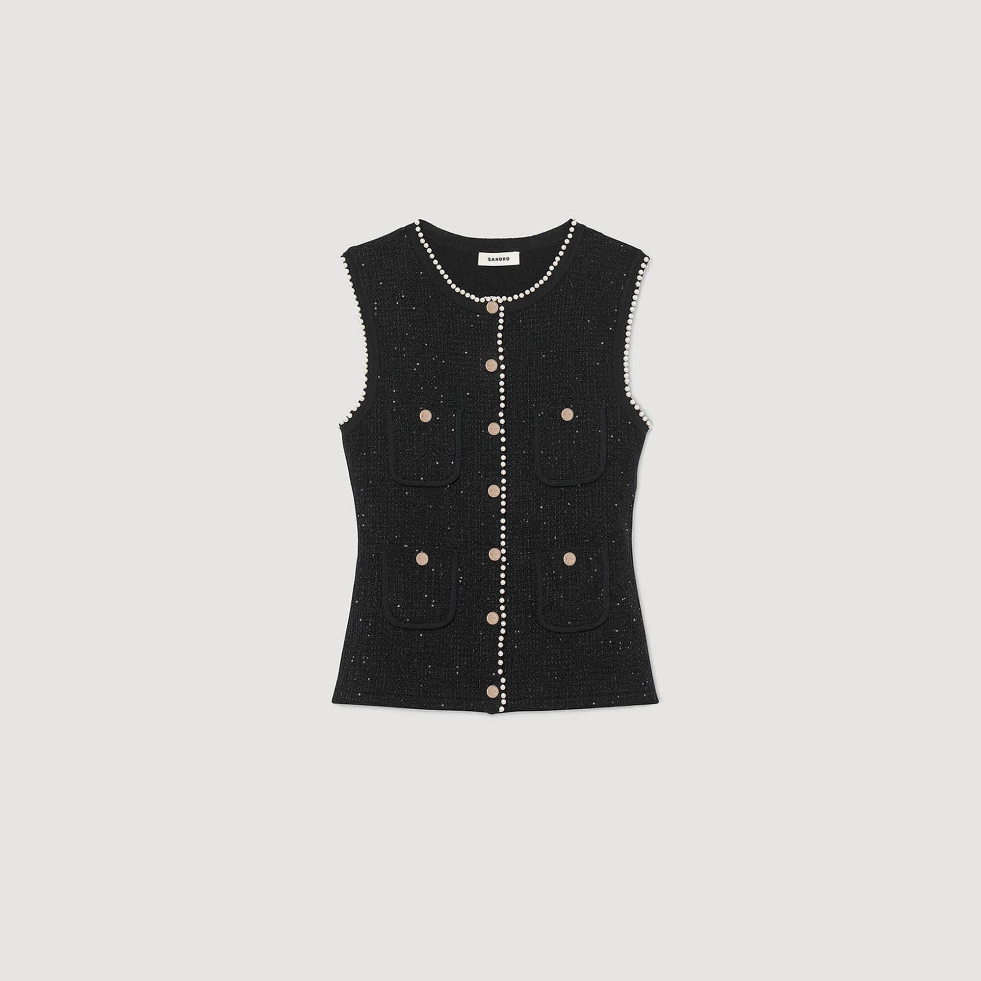 Gilet van prachtige tweed