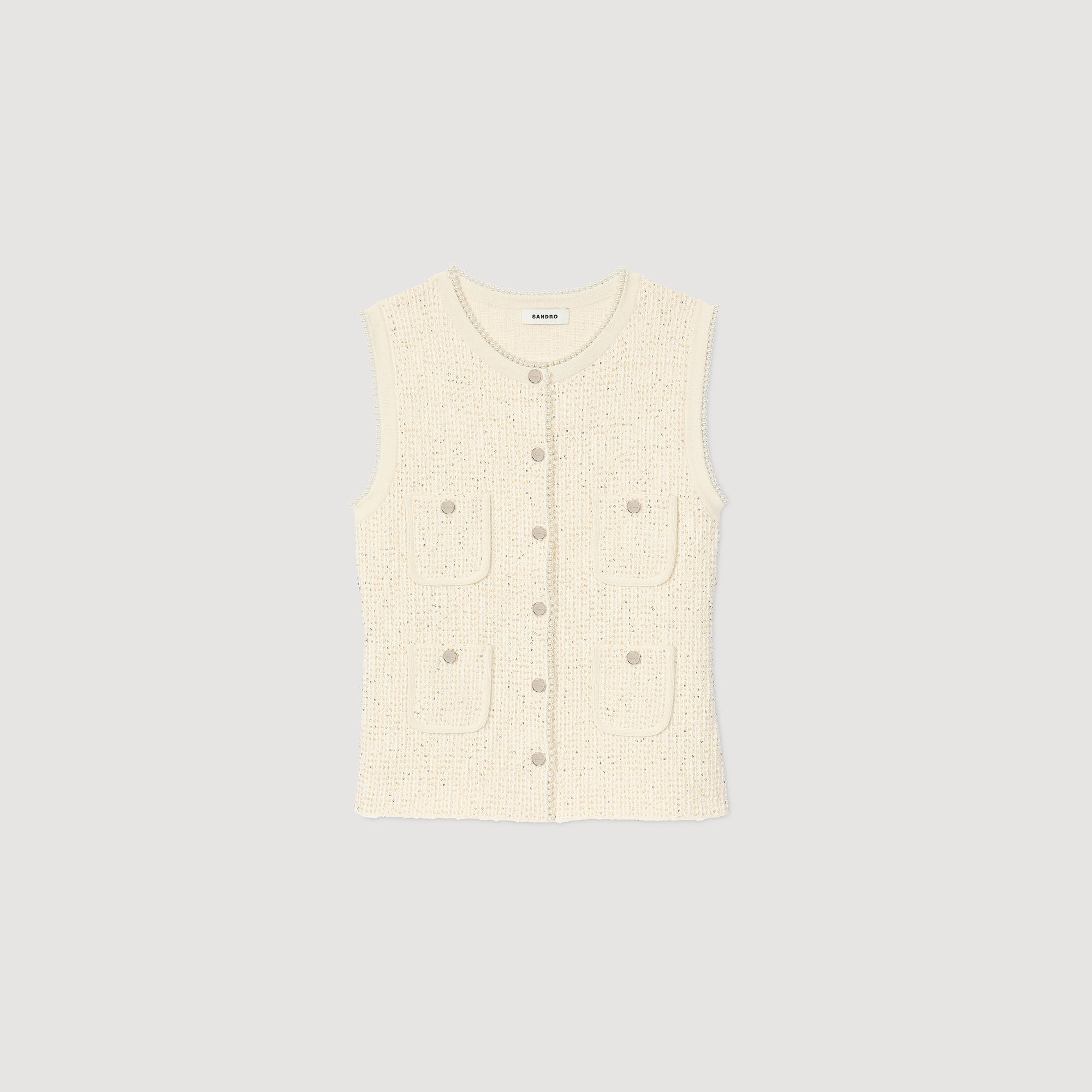 Gilet van prachtige tweed