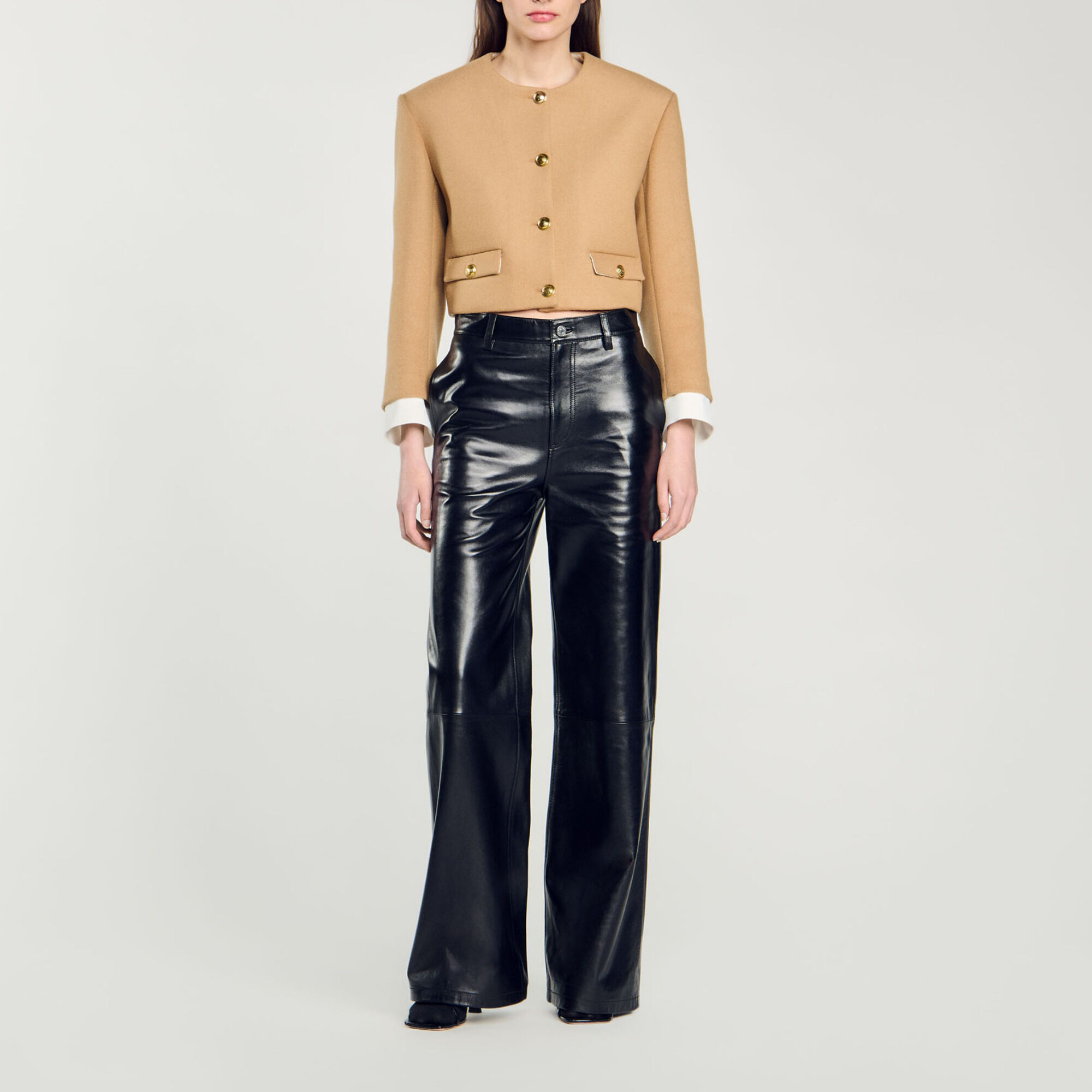 Kort jasje van wolmix