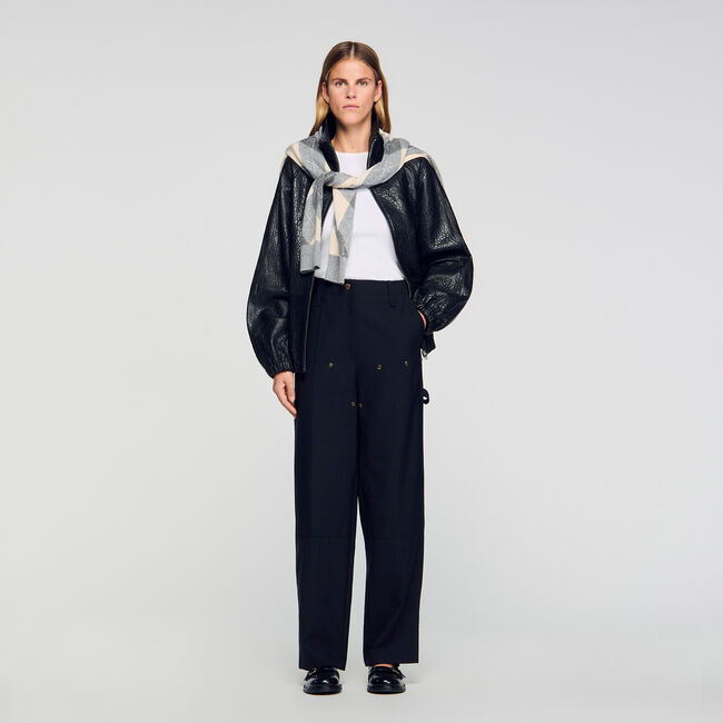 Lichte broek met klinknagels