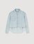 Overhemdblouse denim kraag met parels