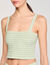 Korte top tricot stras
