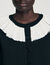 Cardigan vest contrasterende kraag