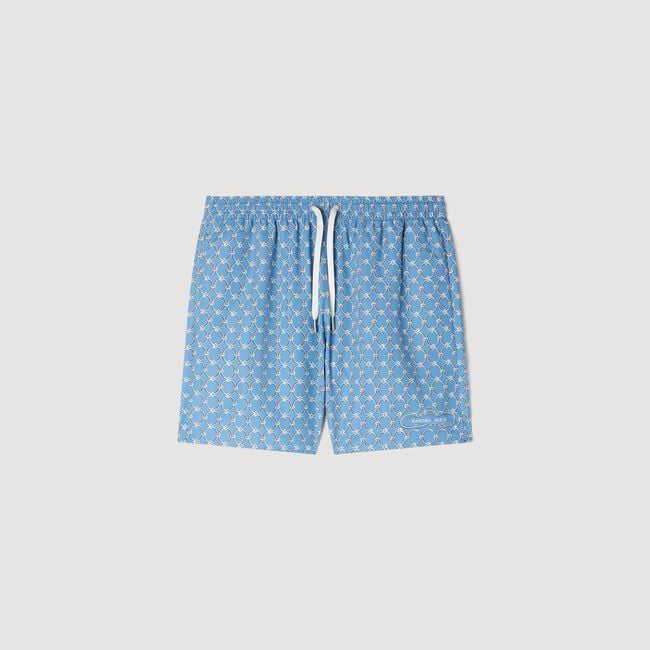 Zwemshort met kettingprint